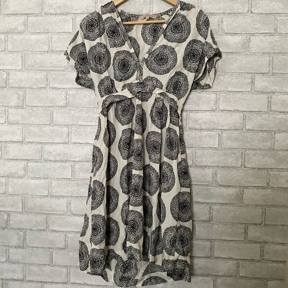 Sandro Paris Dandelion Seed Head Print Dress - Picture 2 of 6